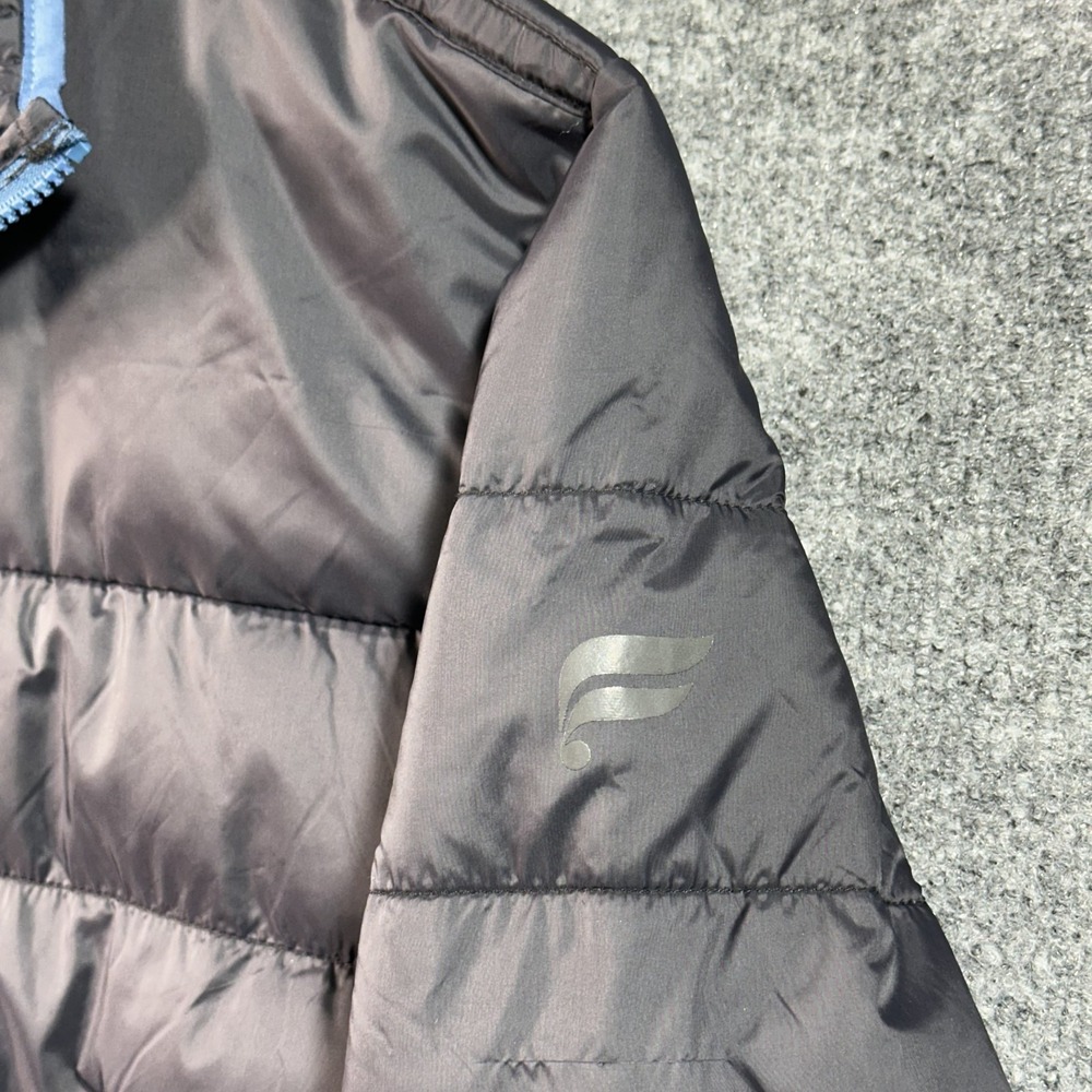 Fabletics The Packable Nylon Puffer Jacket Men's Medium Black Lightweight - Picture 5 of 11